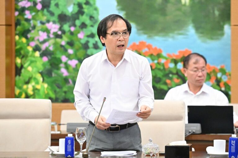 Tiến sĩ Tô Hoài Nam, Phó Chủ tịch thường trực kiêm Tổng thư ký Hiệp hội Doanh nghiệp nhỏ và vừa Việt Nam. Ảnh: Media Quốc hội
