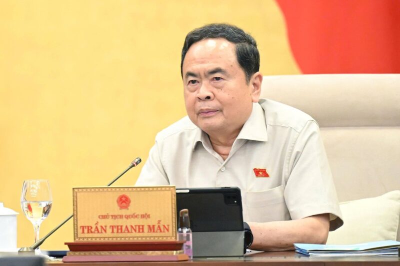 Chủ tịch Quốc hội Trần Thanh Mẫn. Ảnh: Media Quốc hội