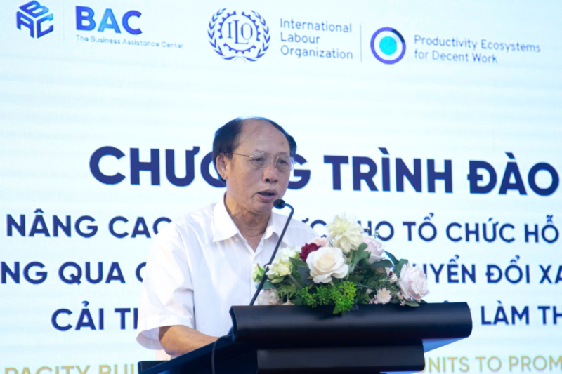 Ông Lê Đắc Thuật, Phó Chủ tịch Thường trực Hiệp hội doanh nghiệp nhỏ và vừa tỉnh Bắc Ninh